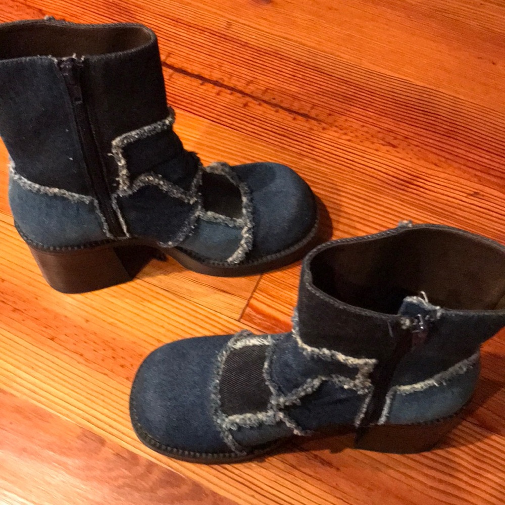 Denim Patchwork 90’s Boot - image 5